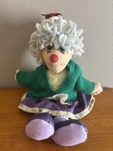 "Muñeco de peluche Big Comfy Couch Granny Garbanzo 10"" 1997 raro difícil de encontrar" - Imagen 1 de 5