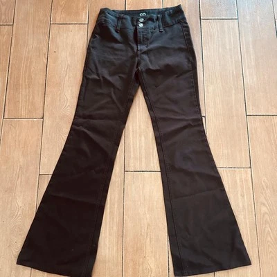 Xoxo Vintage Y2K Dress Pants Size 1/2 Brown - Image 1 of 4