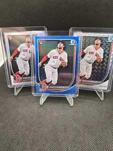2025 Bowman Chrome Marcelo Mayer Rookie Blue Refractor /150 BOSTON RED SOX RC - Picture 1 of 5