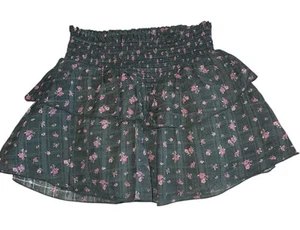 Katie J NYC Tween Girls Brooke Floral Smocked Mini Skirt Size M(10) - Picture 1 of 5