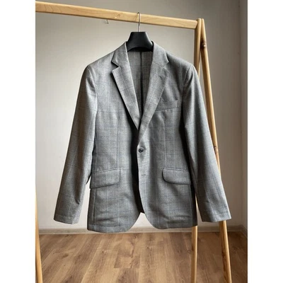 Hackett Unlined Windowpane Wool Blazer Size EUR 48R/ UK/US 38R - Image 1 of 4