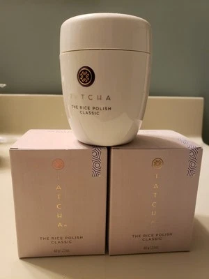 x2 Plus Bonus Jar Tatcha The Rice Polish  2.1 oz / 60g  - Image 1 of 4
