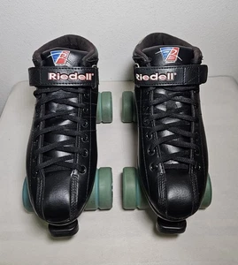 Riedell R3 Cayman Roller Derby Skates + Radar Demon Wheels Men's Size 9 *READ* - Picture 1 of 10