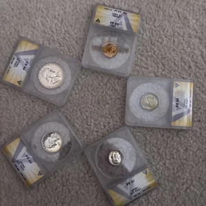 1954 US Mint Proof Set Graded By ANACS - Bild 1 von 2