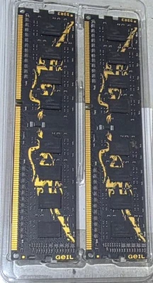 GeIL Black Dragon 4GB DDR3 1600 (PC3 12800) RAM Model GB34GB1600C9DC - Image 1 of 3