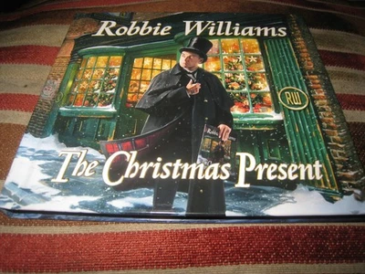 ROBBIE WILLIAMS THE CHRISTMAS PRESENT USED 2019 TWO DISC FESTIVE UK CD ALBUM. - Imagem 1 de 4