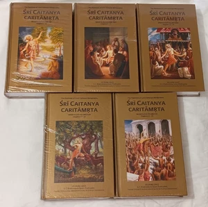 Sri Caitanya Caritamrta Madhya-Lila Swami Prabhupada Volume 1 2 3 4 5 NEW SEALED - Imagen 1 de 4