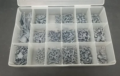 WARHAMMER Fantasy Empire Sorted Bits Lot Head Weapons Banners Arm Torso Figures - Image 1 of 4