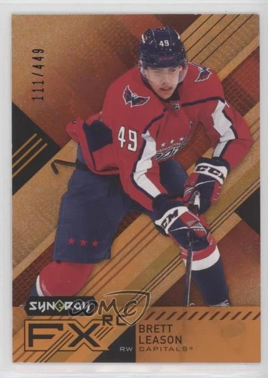 2021-22 Upper Deck Synergy FX Rookies Orange /449 Brett Leason #FXR-BL RC - Image 1 of 2