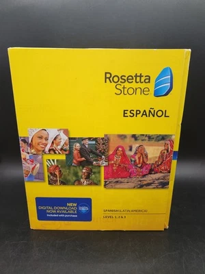 ROSETTA STONE Complete ESPAÑOL Spanish Latin America Version 4 Level 1, 2, And 3 - Image 1 of 4
