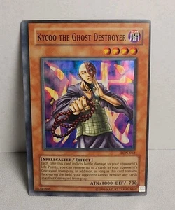 Yu-Gi-Oh! TCG Kycoo the Ghost Destroyer LON-062 Error Card Off Center (OC) LP - Picture 1 of 3