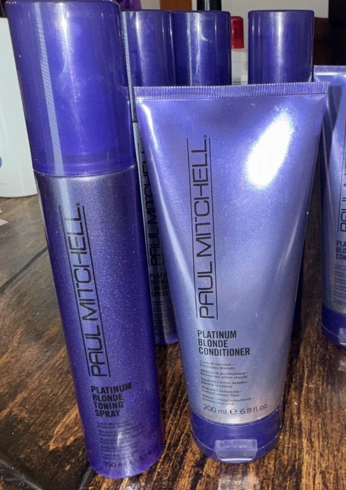 Paul Mitchell Platinum Blonde Toning Spray 5.1fl.oz & Conditioner 6.8fl.oz - Image 1 of 4
