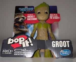 Bop It! Groot Marvel Guardians of the Galaxy Vol. 2 Hasbro Game New In Box (rc1) - Picture 1 of 3