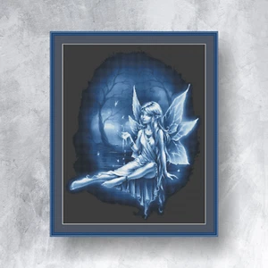 BLUE FAIRY - Gezählte Kreuzstichpackung (mit DMC Fäden) - Bild 1 von 7