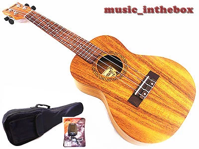 WOODNOTE/ Great 24" Acacia Concert Ukulele & Padding Bag / Extra Maple Tuner - Image 1 of 4