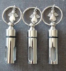 I Key Chains Urn,Stainless Cremation Jewelry,Keepsake Urn,Cremation Urn - Picture 1 of 2