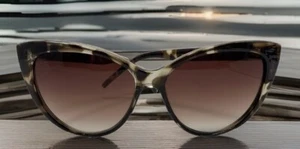 bebe Marley BB7154 143 02/16 Wm's Cat Eye Sunglasses w/Swarovski Crystals Nice! - Picture 1 of 20