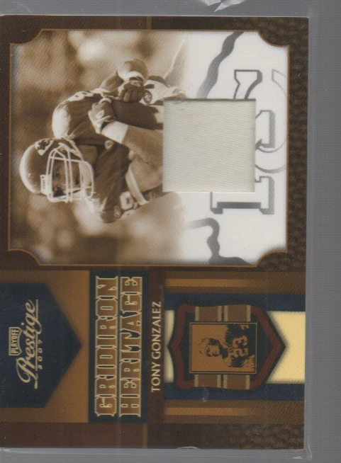 TONY GONZALEZ 2007 PLAYOFF PRESTIGE GRIDIRON HERITAGE JERSEY #GH-1  /50 - Image 1 of 1