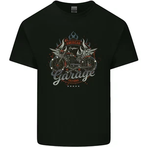 American Custom Garage Biker Motorrad Kinder T-shirt Jungen Mädchen - Picture 1 of 77