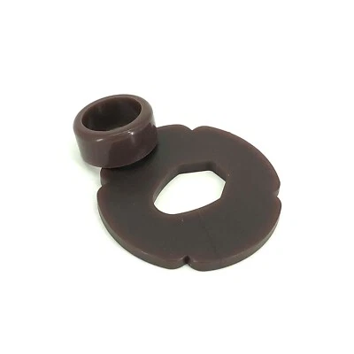 E-BOGU BOKUTO Tsuba/Dome for Bokkens (Brown)