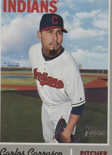 2019 Topps Heritage - Carlos Carrasco #136