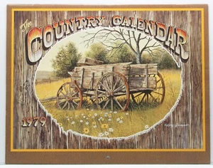 The Country Calendar 1979 artwork by Larry Greenwalt - captures America's past - Picture 1 of 15