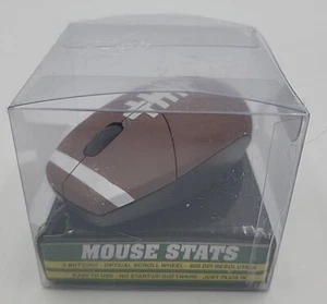 Cupcakes and Cartwheels FootBall 2-button Computer Mouse USB-800 DPI Resolution - Picture 1 of 6