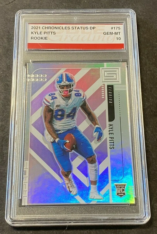 2021 CHRONICLES STATUS KYLE PITTS ROOKIE RC #175 GRADED GEM MINT 10 CS - Image 1 of 2