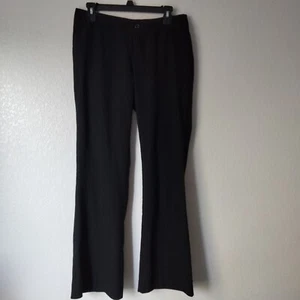 Mossimo Womens Dress Pants Size 6 Black Bootcut Waist 30 in Pockets  - Picture 1 of 8