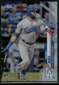 Topps Chrome #95 2020 refractor Edwin Rios - Imagen 1 de 2