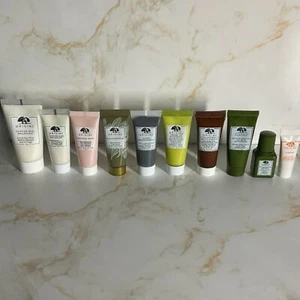 ORIGINS SKINCARE 10 PC Travel Mini Size Mega Mushroom, Planscriptions, Ginzing - Picture 1 of 11