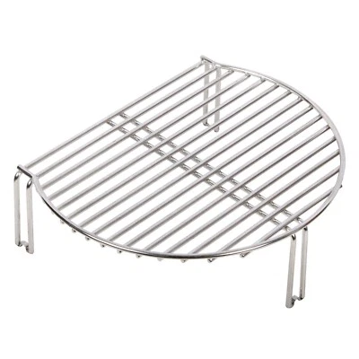 VANKEY Grill Expander for Kamado Joe JR, All-in-one Stainless Cooking Grate S... - Image 1 of 4