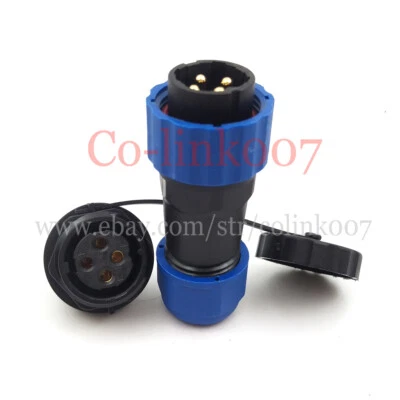 SD20 4Pin Waterproof Aviation Connector,Circuit Industrial Power Plug Socket 25A - Image 1 of 4