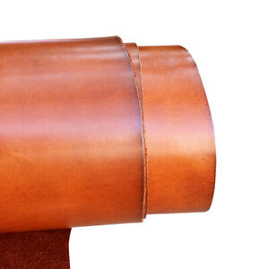 Colorful Fatty Vegetable Tanned Cowhide Leather Craft Material Buttero Style