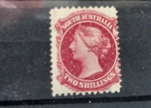 South Australia 1877 2s carmine, unused, no gum, single value - Picture 1 of 1