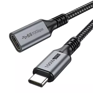 USB C Extension Cable 6ft, USB 3.1 Extender Male to Female for MacBook, Phone - Picture 1 of 11