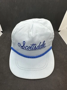 Vintage Classic Sportswear Sky Blue Scottsdale Strapback Hat Rope Braid USA NOS - Bild 1 von 11