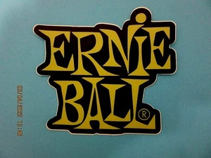 ERNIE BALL DECAL STICKER GUITAR BASS CASE RACK BUMPER STICKER NICE NEW RARE - Picture 1 of 1