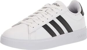 Man Adidas Grand Court 2 Tennis Shoe Lace Up GW6511 Color White/Black Brand New