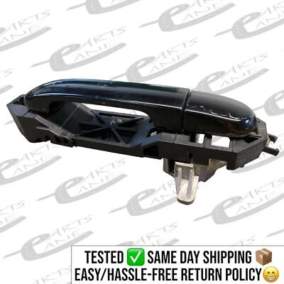 Manija de puerta exterior trasera izquierda Nissan Versa 2007-2011 negra RL LH OEM Foto 1 de 4
