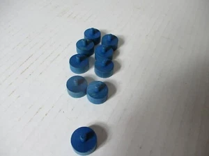 1965 PARKER BROTHERS SPRENGFALLE ERSATZ HOLZSTÜCKE BLAU MEDIUM - Bild 1 von 2
