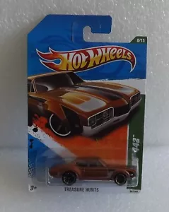 NEW MOC 2010 MATTEL HOT WHEELS '68 OLDS 442 TREASURE HUNT 8/15 58/244 - Picture 1 of 6