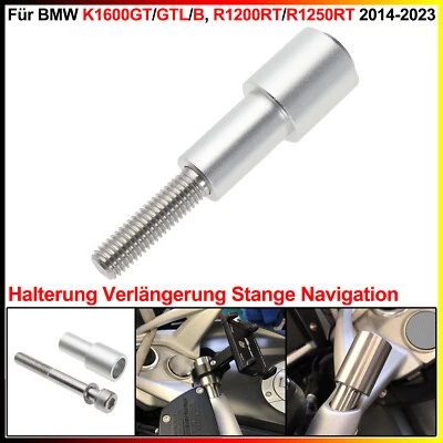 Aluminium Navigationshalterung, Für BMW K1600GT/GTL/B, R1200RT/R1250RT 2014-2023 - Bild 1 von 4