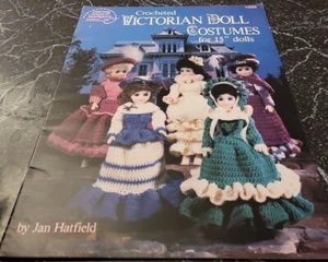 DO12 ASN 1991, CROCHETED VICTORIAN DOLL COSTUMES FOR 15" DOLLS - Picture 1 of 2