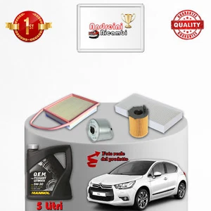 KIT TAGLIANDO FILTRI E OLIO CITROEN DS4 1.6 e-HDi 82KW 112CV 2012 -> - Foto 1 di 2