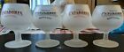 LOT OF 3 Tequila CAZADORES Reposado Frosted Snifter Shot Glass 3-1/2” Clean