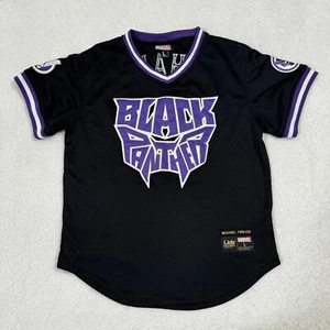 Marvel Black Panther Youth Large Mesh V-Neck Batting Jersey "Lids Exclusive" - Picture 1 of 12