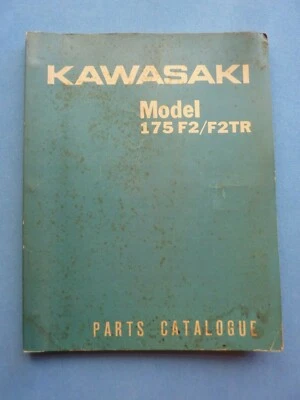  KAWASAKI 175 F2 F2 TR OWNER'S PARTS CATALOGUE  MANUAL CATALOG  - Image 1 of 4