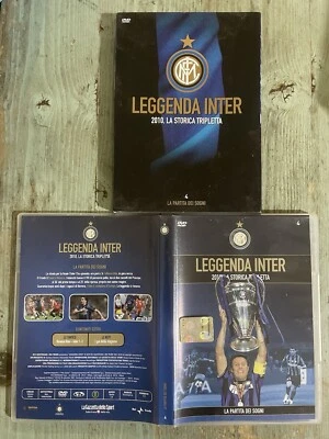 DVD N. 4 LEGGENDA INTER LO STORICO TRIPLETE 2010 LA PARTITA DEI SOGNI INTER DVD - Immagine 1 di 2