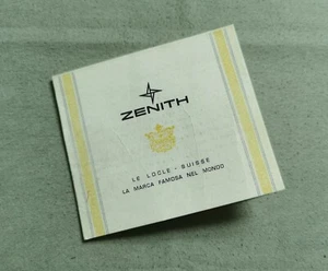 Zenith Vintage Garantie Rohling 50er bis 60er Jahre für alle Modelle Newoldstock - Bild 1 von 8